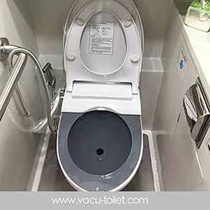 On Line Type Vacuum Toilet System for Train Railway Passenger Coach