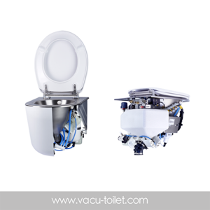 Compact Type Vacuum Toilet Integrated Vacuum Toilet Module For Train