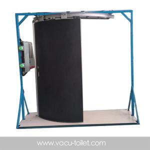 Train Toilet Door System Automatic UNI Toilet Cabin Door